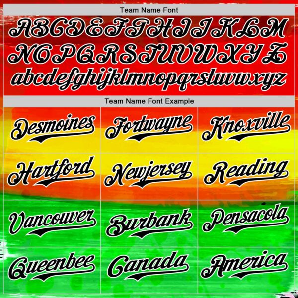 Custom Red Black Yellow Green-White 3D Pattern Design Black History Month Polka Dots Authentic Baseball Jersey