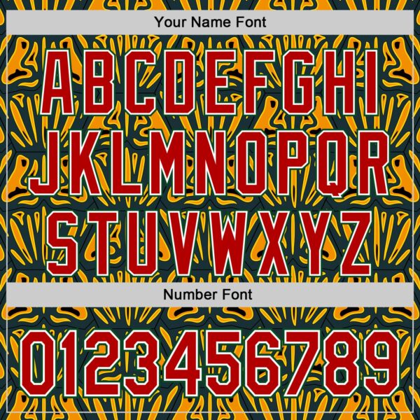 Custom Black Red Yellow Green-White 3D Pattern Design Black History Month African Ethnicity Style Authentic Baseball Jersey