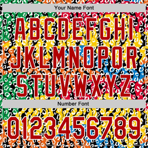 Custom Yellow Red Black Green-White 3D Pattern Design Black History Month Animal Print Authentic Baseball Jersey