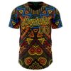 Custom Black Green Yellow Red-Blue 3D Pattern Design Black History Month African Ethnicity Style Abstract Geometric Authentic Baseball Jersey