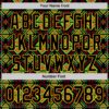 Custom Black Green Red-Gold 3D Pattern Design Black History Month African Ethnicity Style Abstract Geometric Authentic Baseball Jersey