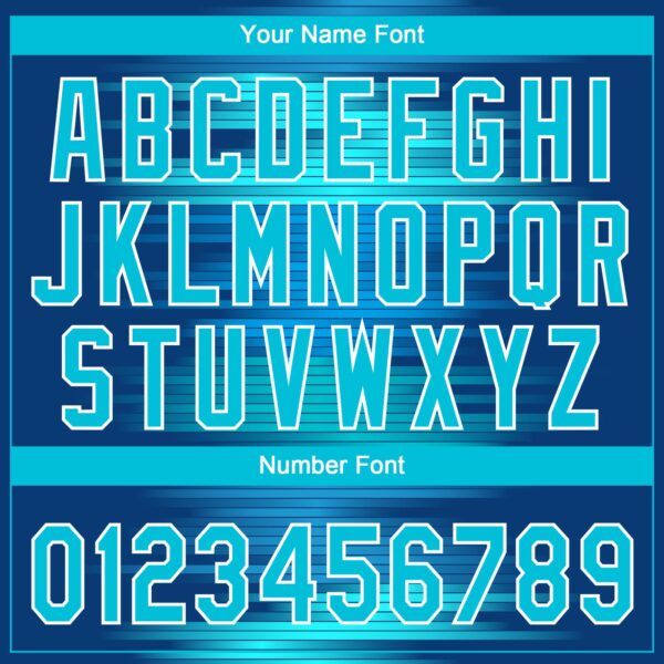 Custom Royal Lakes Blue-White 3D Pattern Design Authentic Baseball Jersey