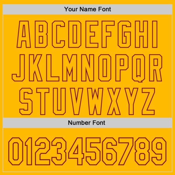 Custom Gold Crimson-Black 3D Pattern Design Black History Month Authentic Baseball Jersey