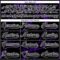 Custom Black Purple-White Lightning Hockey Lace Neck Jersey