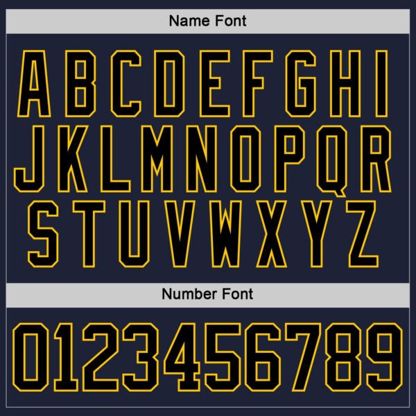 Custom Navy Black Yellow Pink-Ice Blue Plaid Hockey Jersey