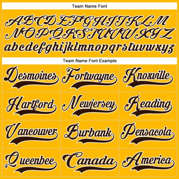 Custom Gold Brown Purple Navy-White Plaid Hockey Jersey