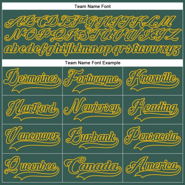 Custom Green Gold-White Plaid Hockey Jersey