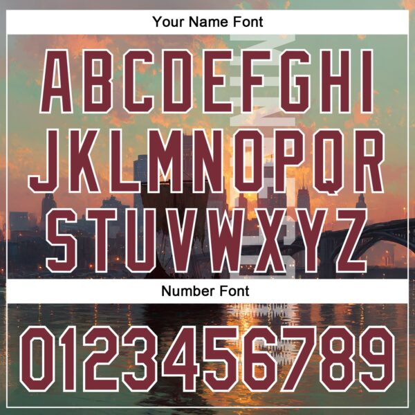 Custom Green Burgundy Black-White Minnesota Lake Of The Isles Vikings City Symbol Authentic Baseball Jersey