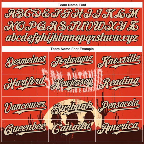 Custom Red City Cream-Black San Antonio Texas Western Cowboy City Symbol Authentic Baseball Jersey