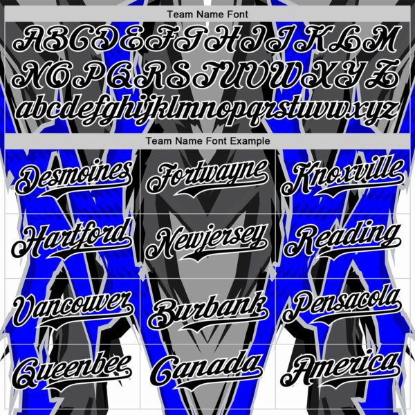 Custom White Black Gray-Blue Car Racing Formula Auto Motorsport Authentic Baseball Jersey