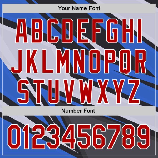 Custom Gray Red White-Blue Car Racing Formula Auto Motorsport Authentic Baseball Jersey