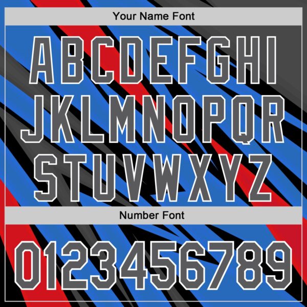 Custom Black Steel Gray White Blue-Red Car Racing Formula Auto Motorsport Authentic Baseball Jersey