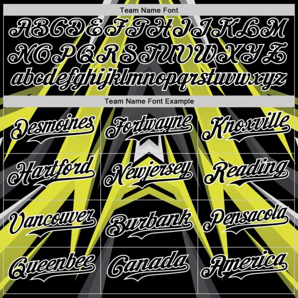 Custom Black White Green-Gray Car Racing Formula Auto Motorsport Authentic Baseball Jersey