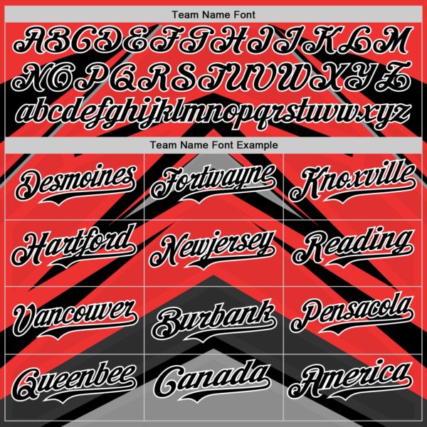 Custom Red Black White-Gray Car Racing Formula Auto Motorsport Authentic Baseball Jersey