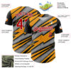 Custom Black Red White Yellow-Gray Car Racing Formula Auto Motorsport Authentic Baseball Jersey