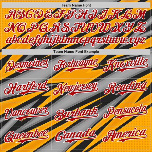 Custom Black Red White Yellow-Gray Car Racing Formula Auto Motorsport Authentic Baseball Jersey