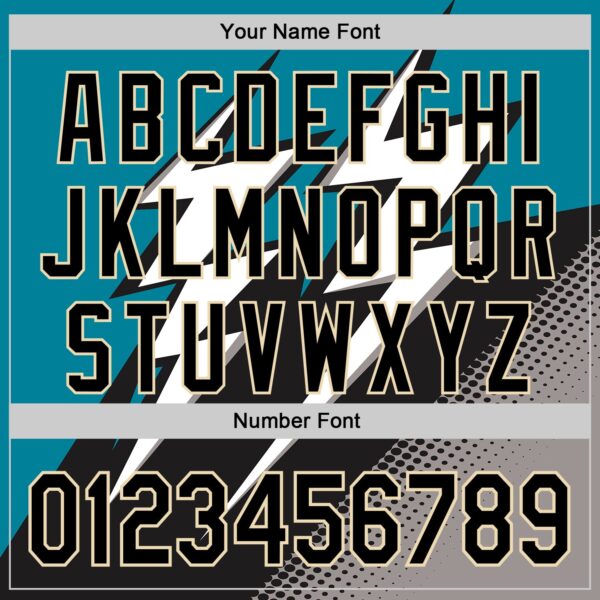 Custom Teal Black Cream White-Gray Car Racing Formula Auto Motorsport Authentic Baseball Jersey