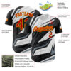 Custom Black Red Gold White-Gray Car Racing Formula Auto Motorsport Authentic Baseball Jersey