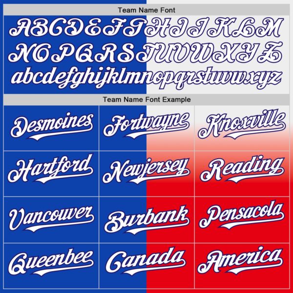 Custom Blue White Red-Dark Purple Texas Flag City Edition Authentic Baseball Jersey