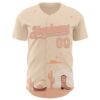 Custom City Cream Vegas Gold-Medium Pink Texas Cowboy Landscape City Edition Authentic Baseball Jersey
