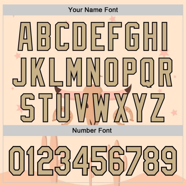 Custom City Cream Vegas Gold-Black Texas Cowboy Landscape City Edition Authentic Baseball Jersey