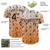 Custom Orange Brown-White Texas Horseshoe Cowboy City Edition Authentic Baseball Jersey