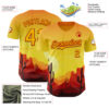 Custom Yellow Red Texas Sunset Southwest Landscape City Edition Authentic Baseball Jersey