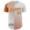 Custom White Texas Orange Texas Stripe City Edition Authentic Baseball Jersey