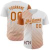 Custom White Texas Orange Texas Stripe City Edition Authentic Baseball Jersey