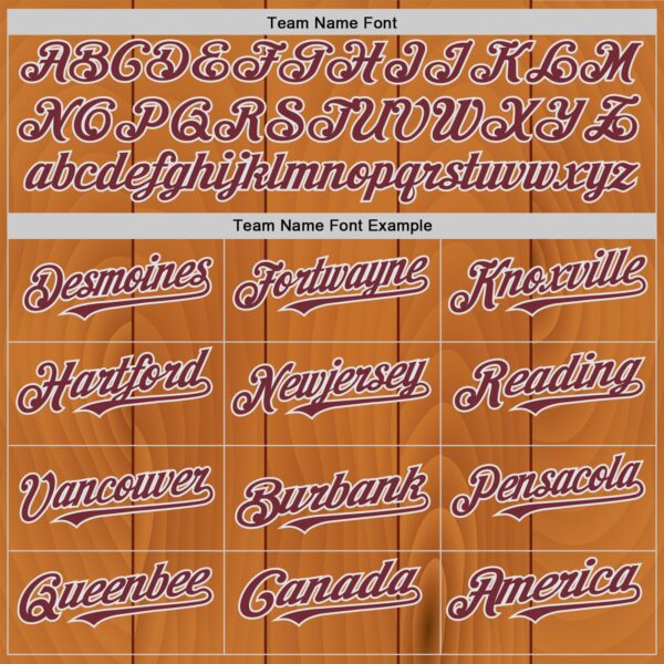 Custom Brown Burgundy-White Texas Cowboy City Edition Authentic Baseball Jersey