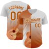 Custom White Texas Orange Texas Guitar City Edition Authentic Baseball Jersey