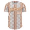 Custom White Texas Orange Texas Flag Stripe City Edition Authentic Baseball Jersey