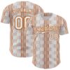 Custom White Texas Orange Texas Flag Stripe City Edition Authentic Baseball Jersey