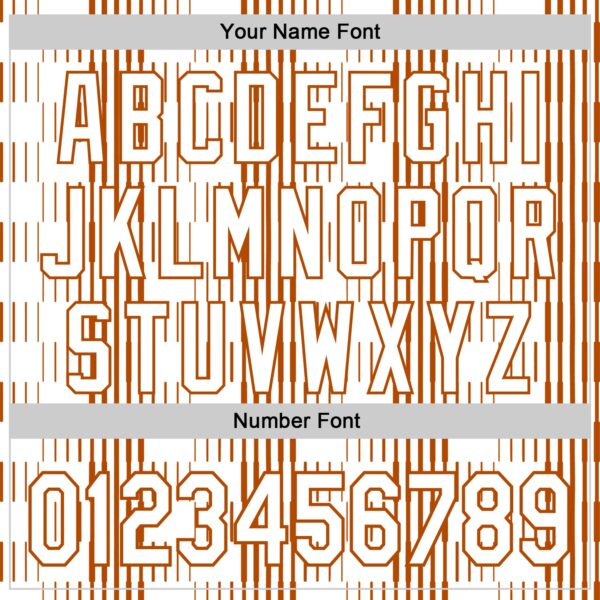 Custom White Texas Orange Texas Flag Stripe City Edition Authentic Baseball Jersey