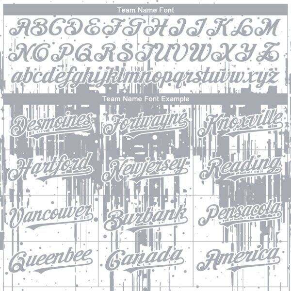 Custom White Gray Dripping Splatter Paint Authentic Baseball Jersey