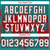 Custom Teal White-Red Dripping Splatter Paint Authentic Baseball Jersey