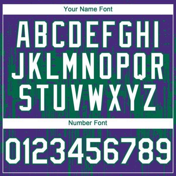 Custom Purple White-Kelly Green Dripping Splatter Paint Authentic Baseball Jersey