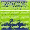 Custom Royal Neon Green-White Abstract Splatter Grunge Paint Authentic Baseball Jersey
