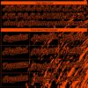 Custom Black Orange Paint Stroke Grunge Streak Authentic Baseball Jersey