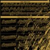 Custom Black Old Gold Paint Stroke Grunge Streak Authentic Baseball Jersey