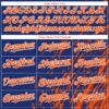 Custom Royal Orange-White Paint Stroke Grunge Streak Authentic Baseball Jersey
