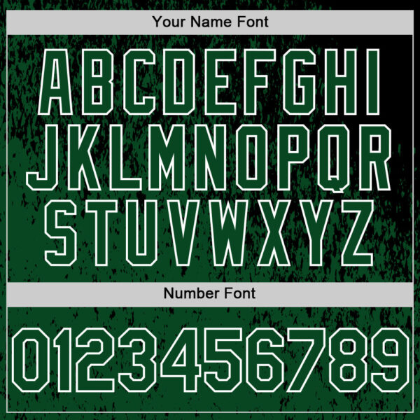 Custom Black Green-White Abstract Fragment Splatter Authentic Baseball Jersey