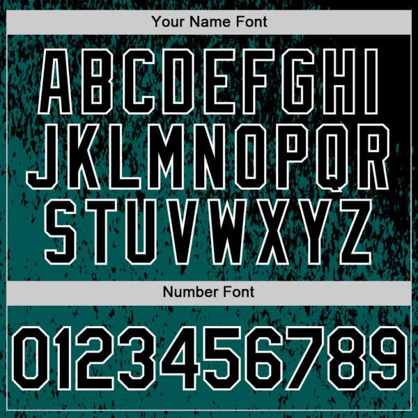 Custom Black Midnight Green-White Abstract Fragment Splatter Authentic Baseball Jersey