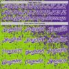 Custom Purple Neon Green-White Abstract Fragment Splatter Authentic Baseball Jersey