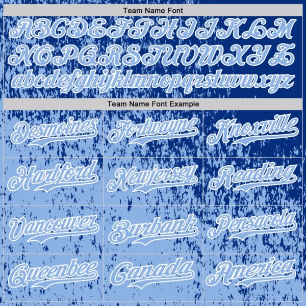 Custom Royal Light Blue-White Abstract Fragment Splatter Authentic Baseball Jersey