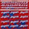 Custom Red White-Royal Splatter Authentic Baseball Jersey