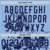 Custom Light Blue Navy-Gray Splatter Authentic Baseball Jersey