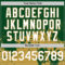 Custom Green White-Old Gold Abstract Splatter Grunge Authentic Baseball Jersey