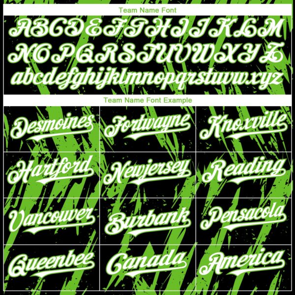 Custom Black White-Aurora Green Splatter Torn Sharp Brush Stroke Authentic Baseball Jersey