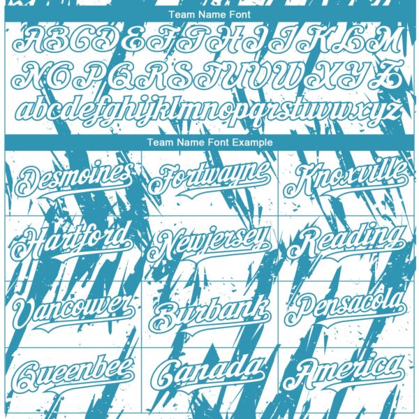 Custom White Panther Blue Splatter Torn Sharp Brush Stroke Authentic Baseball Jersey